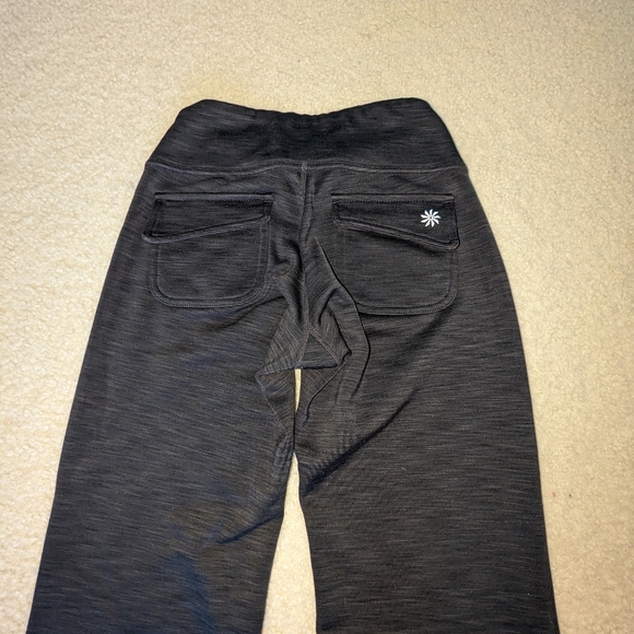 Athleta Dark Gray Fleece Leggings Size XXS - Picture 5 of 5